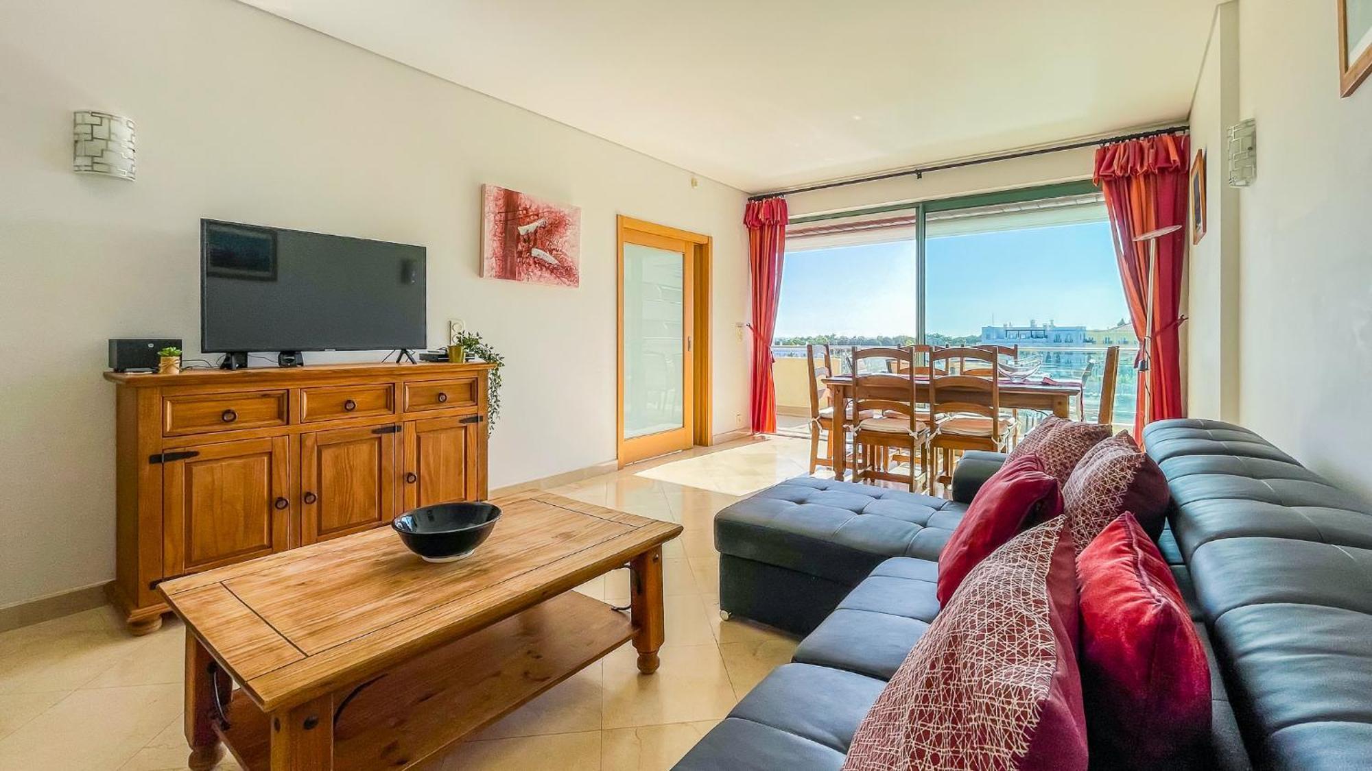 AQ 310 Incrível apartamento de dois quartos com vista para a Marina Quarteira Exterior foto