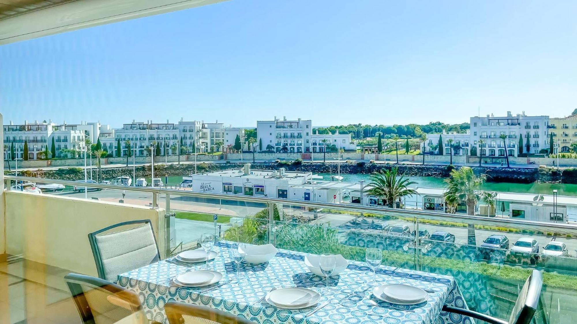 AQ 310 Incrível apartamento de dois quartos com vista para a Marina Quarteira Exterior foto